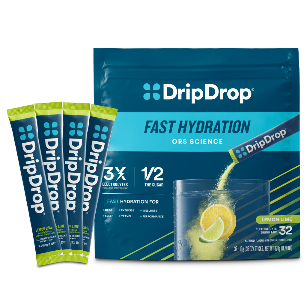 Lemon Lime Electrolyte Powder, 8 oz sticks, 32 count N3