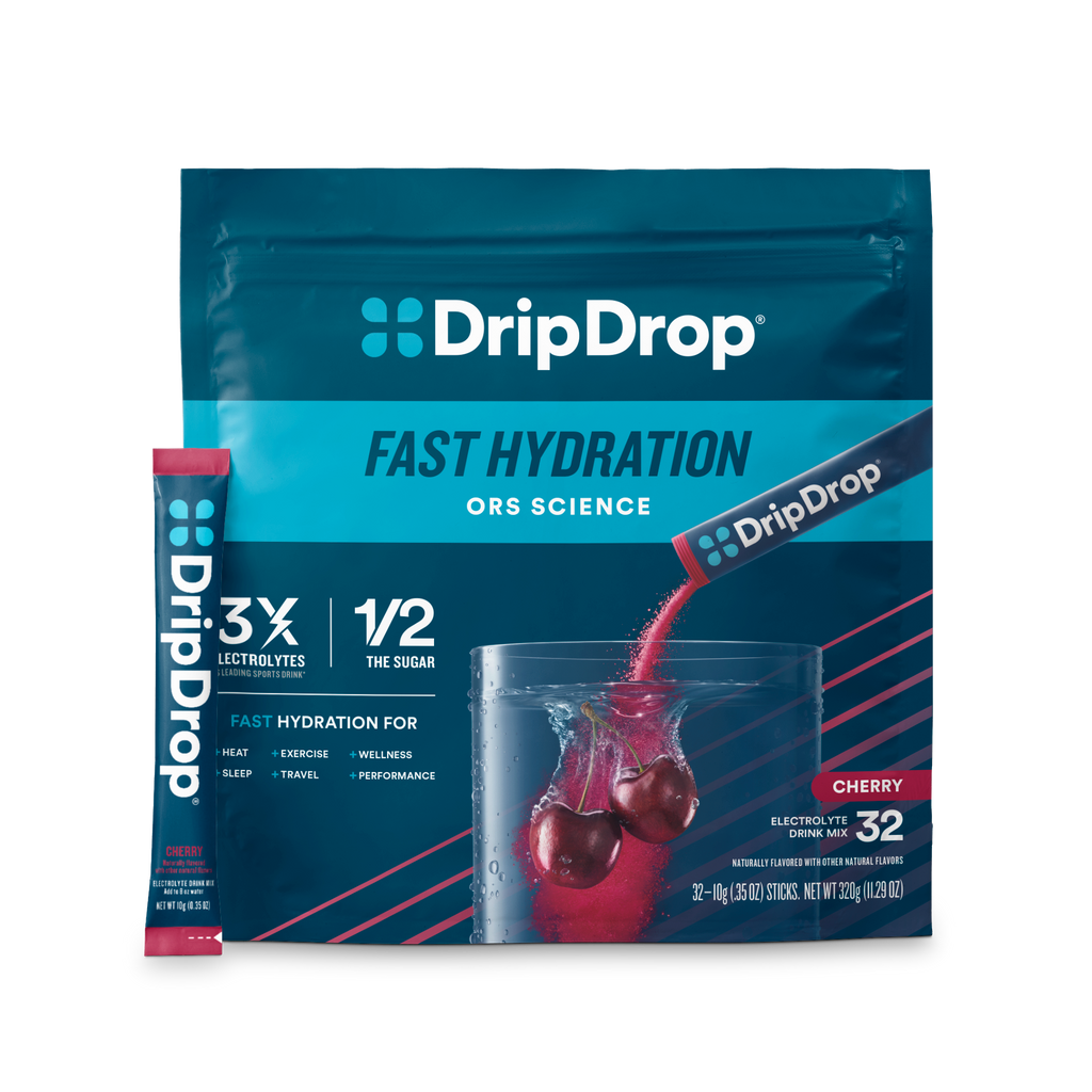 Cherry Electrolyte Powder, 8 oz sticks, 32 count J0